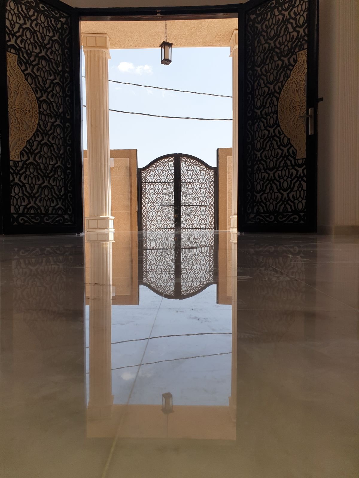 جلي وتلميع درج الرخام